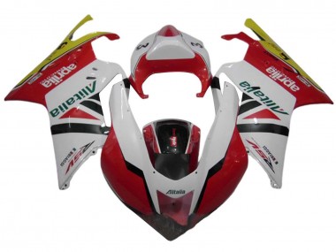 2003-2006 Aprilia RSV1000 Motorcycle Fairings - White Red Green Yellow Alitalia Canada
