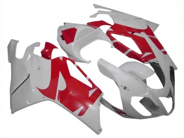 2003-2006 Aprilia RSV1000 Motorcycle Fairings - White Red Canada