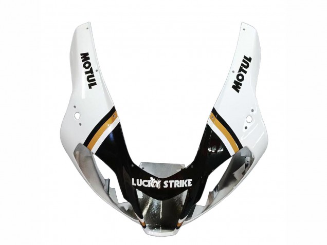 2003-2006 Aprilia RSV1000 Motorcycle Fairings - White Black Lucky Strike Motul Michelin Canada
