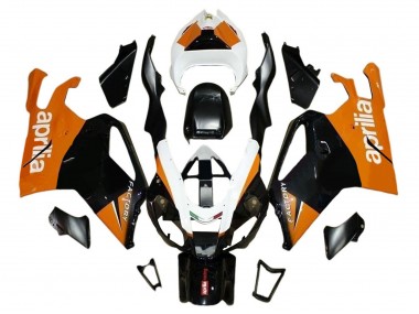 2003-2006 Aprilia RSV1000 Motorcycle Fairings - Black Orange White Canada