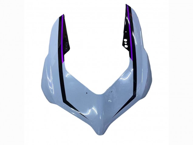 2020-2024 Ducati Panigale V2 Motorcycle Fairings - Glossy Grey Purple Glossy Black Canada