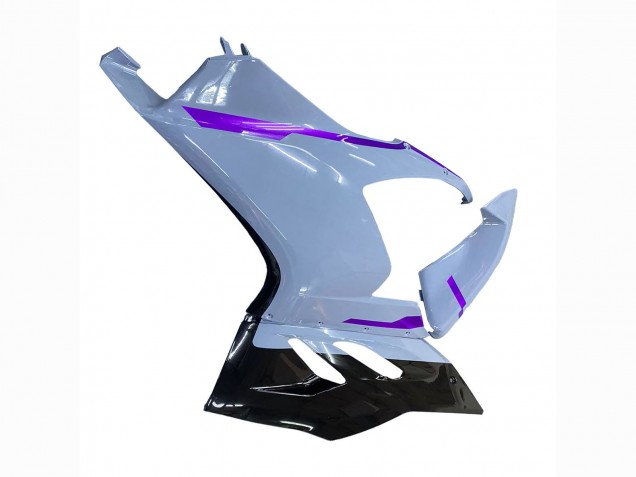 2020-2024 Ducati Panigale V2 Motorcycle Fairings - Glossy Grey Purple Glossy Black Canada