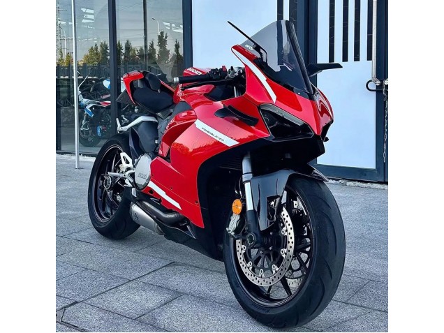 2020-2024 Ducati Panigale V2 Motorcycle Fairings - Red White Canada