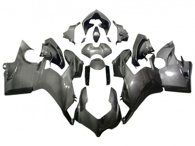 2018-2019 Ducati Panigale V4 V4S Motorcycle Fairings - Black Carbon Fiber Style Canada