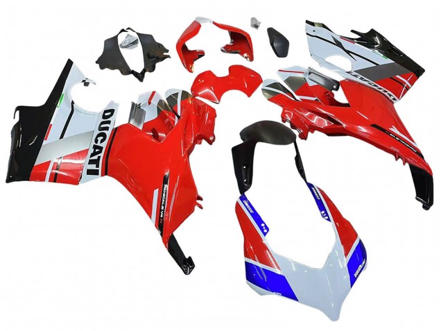 2018-2019 Ducati Panigale V4 V4S Motorcycle Fairings - White Silver Red Glossy Black Canada