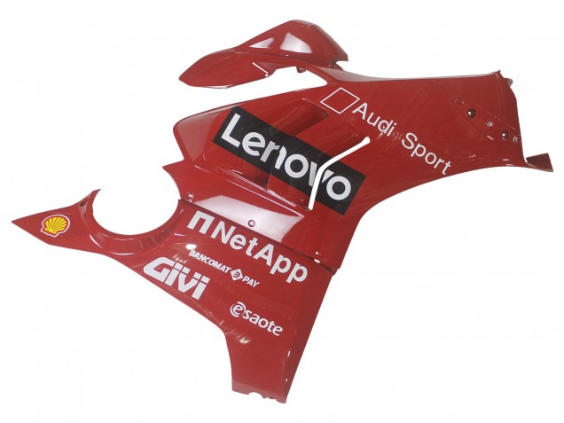 2020-2021 Ducati Panigale V4 V4S Motorcycle Fairing - Red Glossy Black Lenovo 117 Canada