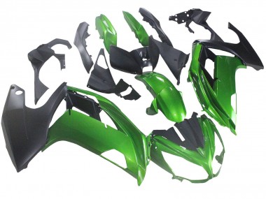 2005-2010 BMW K1200S Motorcycle Fairings - Green Matte Black Canada
