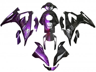 2023-2024 BMW S1000RR Motorcycle Fairings - Purple Glossy Black Canada