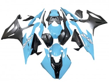 2019-2022 BMW S1000RR Motorcycle Fairings - Blue Matte Black White Canada