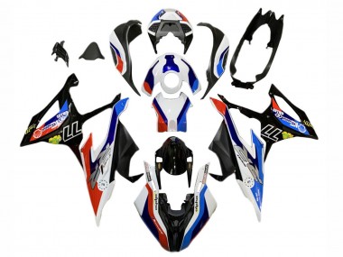 2019-2022 BMW S1000RR Motorcycle Fairings - Blue Red White 77 Canada