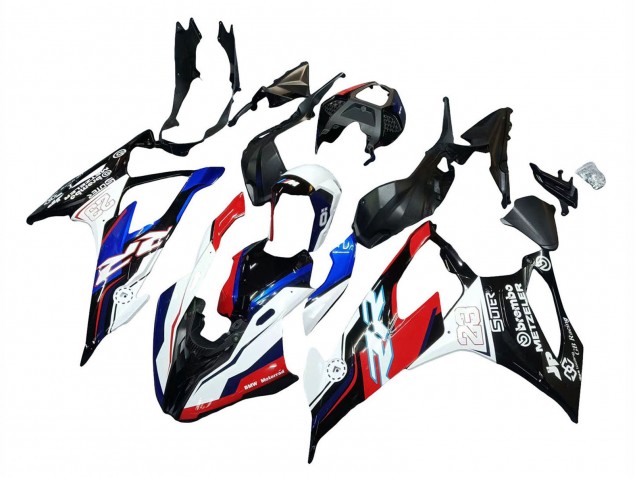 2019-2022 BMW S1000RR Motorcycle Fairings - Blue Red White 23 Canada