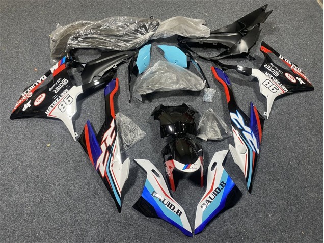 2019-2022 BMW S1000RR Motorcycle Fairings - Blue White Red 98 Canada