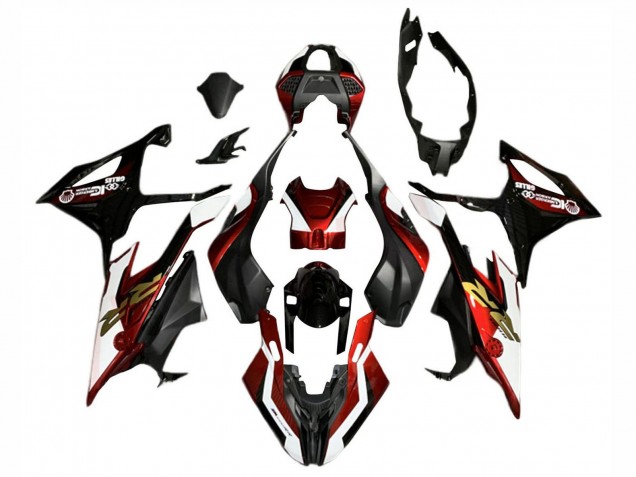 2019-2022 BMW S1000RR Motorcycle Fairings - Red White Black Canada