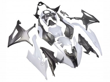 2019-2022 BMW S1000RR Motorcycle Fairings - Grey Black Carbon Fiber Canada