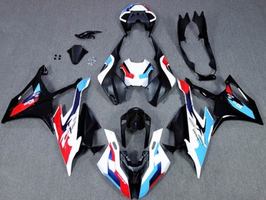 2019-2022 BMW S1000RR Motorcycle Fairings - Black White Blue Canada