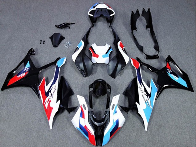 2019-2022 BMW S1000RR Motorcycle Fairings - Black White Blue Canada