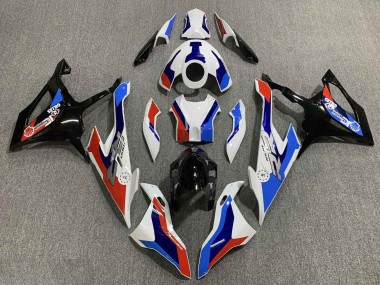 2019-2022 BMW S1000RR Motorcycle Fairing - White Blue Red Canada