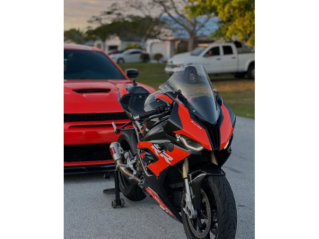 2019-2022 BMW S1000RR Motorcycle Fairings - Red Black Canada