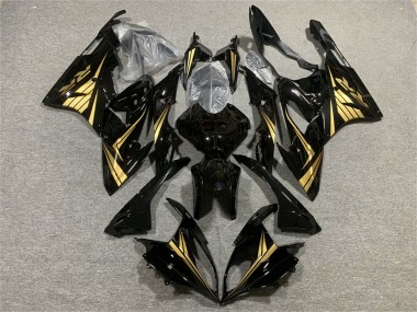2017-2018 BMW S1000RR Motorcycle Fairings - Gold Glossy Black Canada