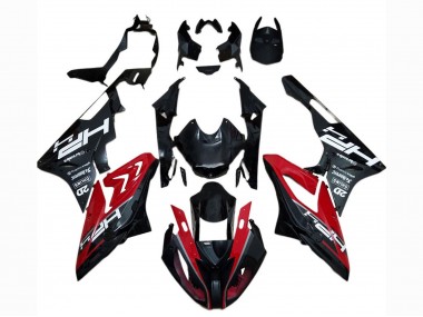 2017-2018 BMW S1000RR Motorcycle Fairing - Red Glossy Black Canada
