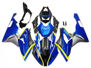 2017-2018 BMW S1000RR Motorcycle Fairings - Silver Blue Yellow Canada