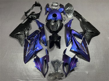 2017-2018 BMW S1000RR Motorcycle Fairings - Blue Black Forged Carbon Fiber Canada