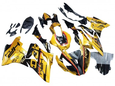 2017-2018 BMW S1000RR Motorcycle Fairings - Gold Black Tyco Canada