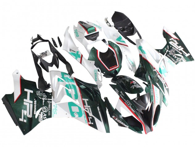 2017-2018 BMW S1000RR Motorcycle Fairings - White Green Canada