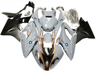 2017-2018 BMW S1000RR Motorcycle Fairings - Nardo Grey Matte Black Canada