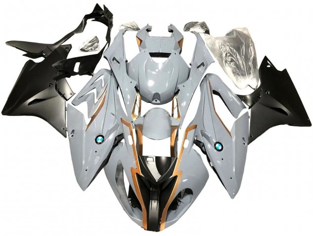 2017-2018 BMW S1000RR Motorcycle Fairings - Nardo Grey Matte Black Canada