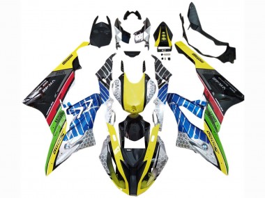 2017-2018 BMW S1000RR Motorcycle Fairings - Yellow Blue Red Green Black VR Canada