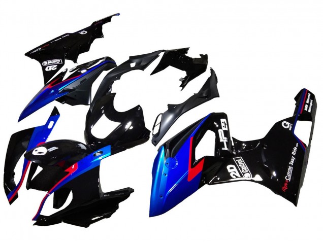 2015-2016 BMW S1000RR Motorcycle Fairings - Red Blue Black Glossy Black Canada