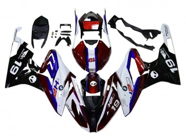 2015-2016 BMW S1000RR Bike Fairings - White Red Blue Black Canada