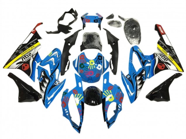 2015-2016 BMW S1000RR Motorcycle Fairing Kits - Yellow Blue Black Shark Canada