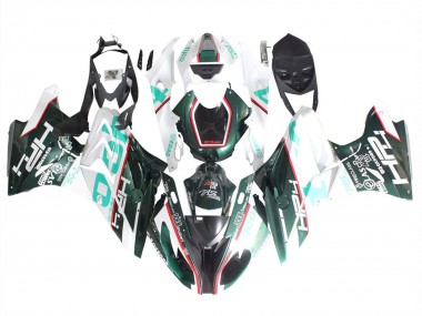 2015-2016 BMW S1000RR Motorcycle Fairings - White Green Black Canada