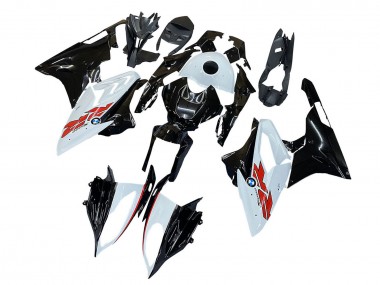 2015-2016 BMW S1000RR Motorcycle Fairings - White Black Carbon Fiber Canada