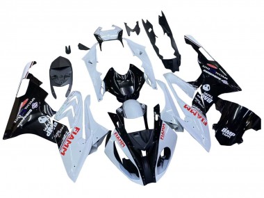 2015-2016 BMW S1000RR Motorcycle Fairings - White Glossy Black Fiamm Canada