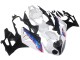 2009-2014 BMW S1000RR Motorcycle Fairings - White Red Blue Glossy Black HP Becker Carbon Canada