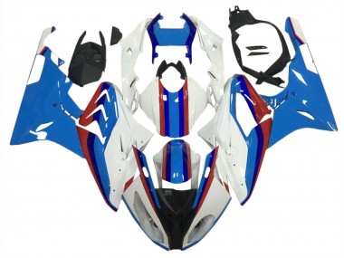 2009-2014 BMW S1000RR Motorcycle Fairings - White Red Blue Canada