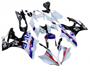 2009-2014 BMW S1000RR Motorcycle Fairings - White Red Blue Black Tyco Canada