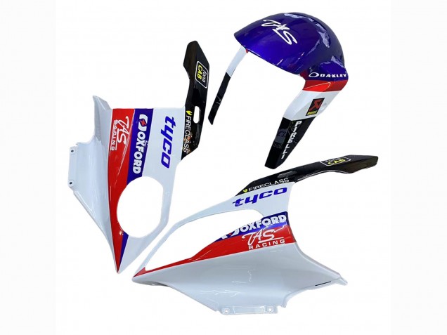 2009-2014 BMW S1000RR Motorcycle Fairings - White Red Blue Black Tyco Canada