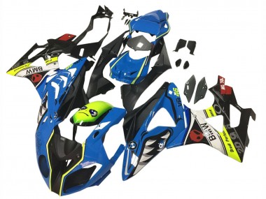 2009-2014 BMW S1000RR Motorcycle Fairings - Blue Yellow Red Black Shark VR 46 Canada
