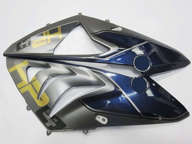 2009-2014 BMW S1000RR Motorcycle Fairings - Silver Blue Glossy Black Canada