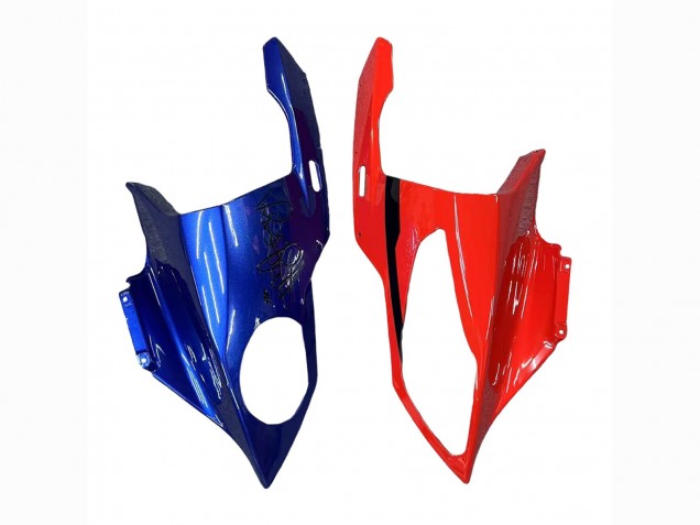 2009-2014 BMW S1000RR Motorcycle Fairings - Red Blue Yellow Shark Canada