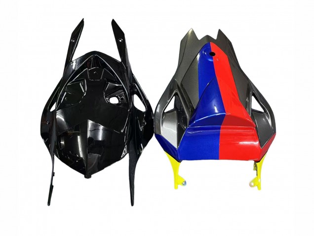 2009-2014 BMW S1000RR Motorcycle Fairings - Red Blue Yellow Shark Canada