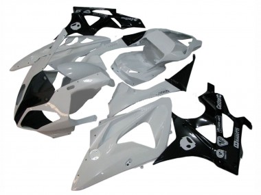 2009-2014 BMW S1000RR Motorcycle Fairings - White Glossy Black Canada