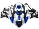 2009-2014 BMW S1000RR Motorcycle Fairings - White Blue Glossy Black Castrol Canada