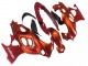 2004-2006 Suzuki GSX600F/GSX750F Motorcycle Fairings - Burnt Orange White Logo Canada