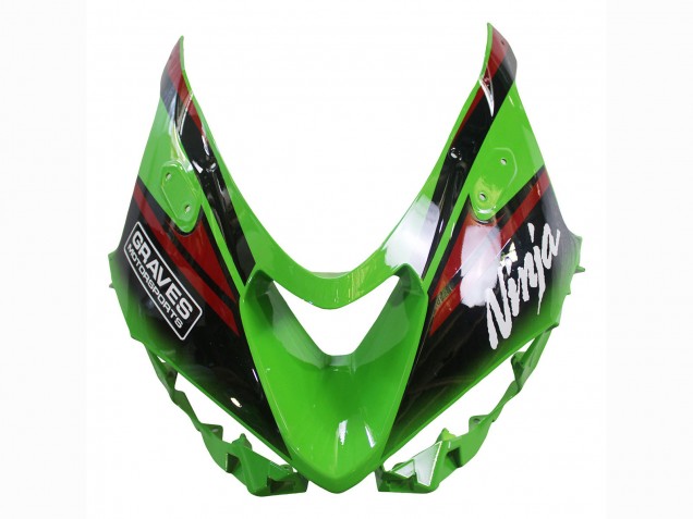 2023-2025 Kawasaki ZX6R Motorcycle Fairings - Green Black Red Yellow Dunlop Canada