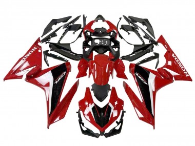 2022-2023 Honda CBR500R Motorcycle Fairing - Red White Black Canada